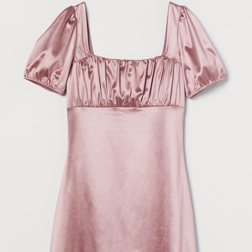 Puff sleeve dress